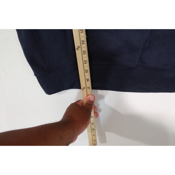 Eddie Bauer Men Blue Hoodie Sweater Long Sleeve Lounge Size XL - Picture 4 of 8